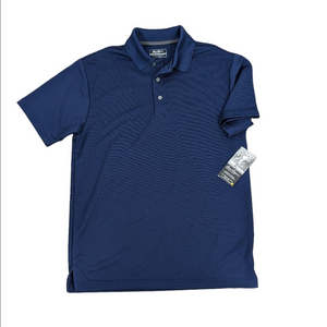 NWT Ben Hogan Men's Golf Polo T-Shirt Size Medium Short Sleeve in Blue